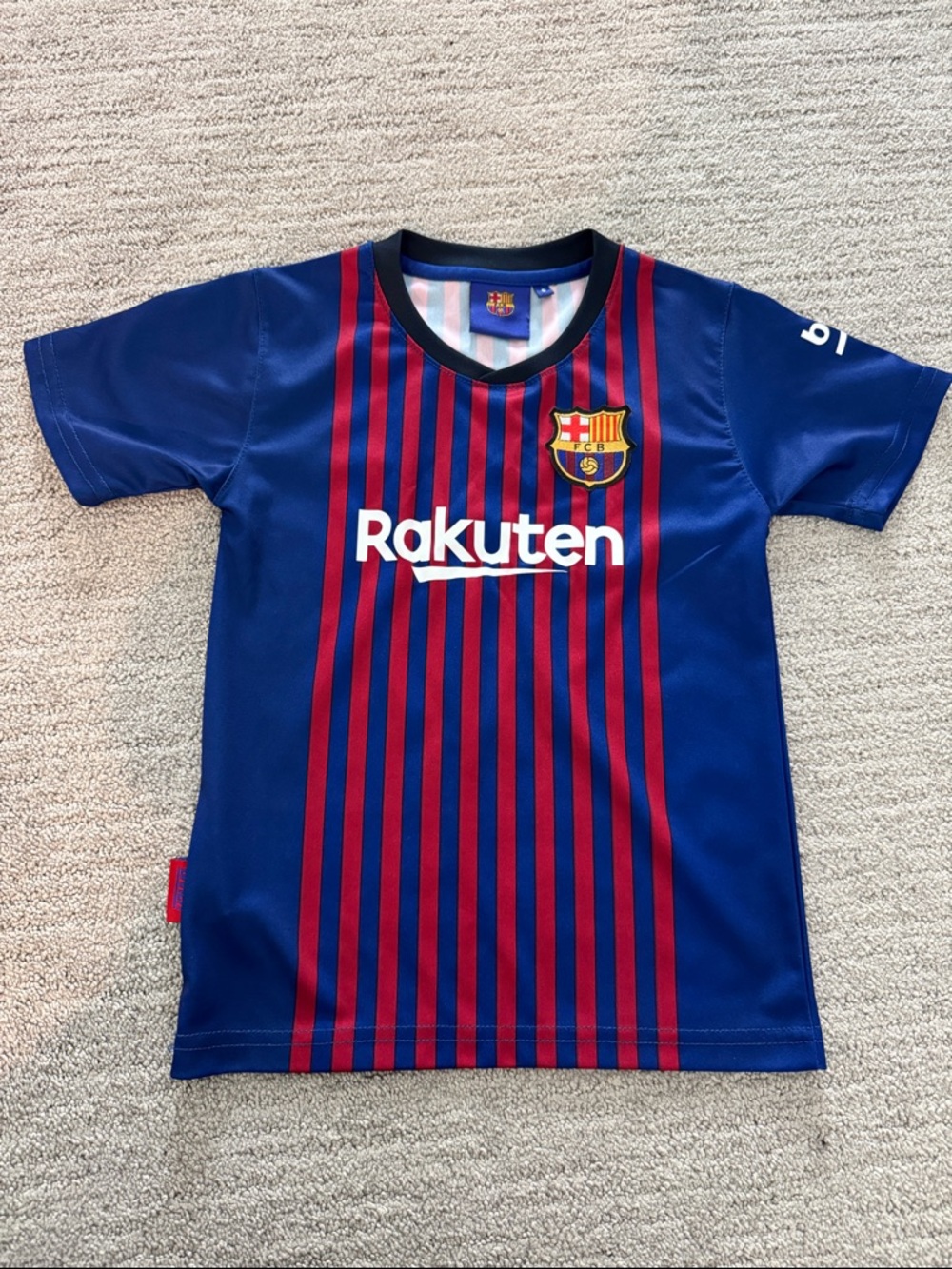 Messi Kids' Barcelona Jersey - Blue & Red